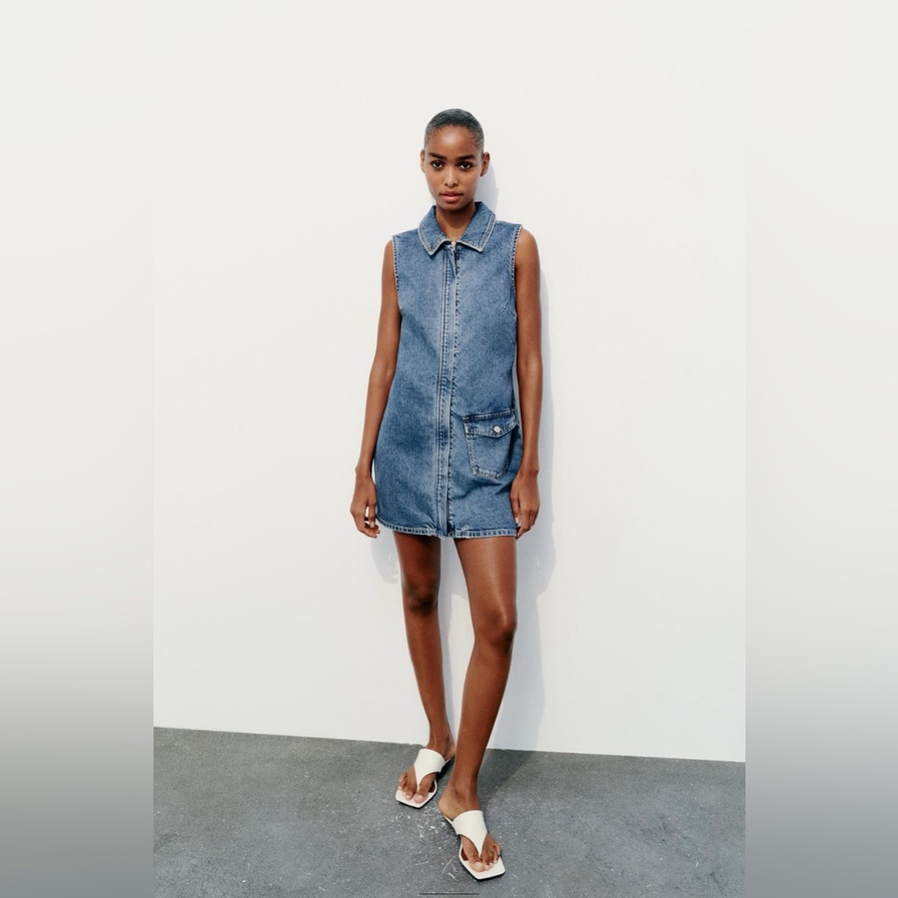 Zara Denim Mini Dress